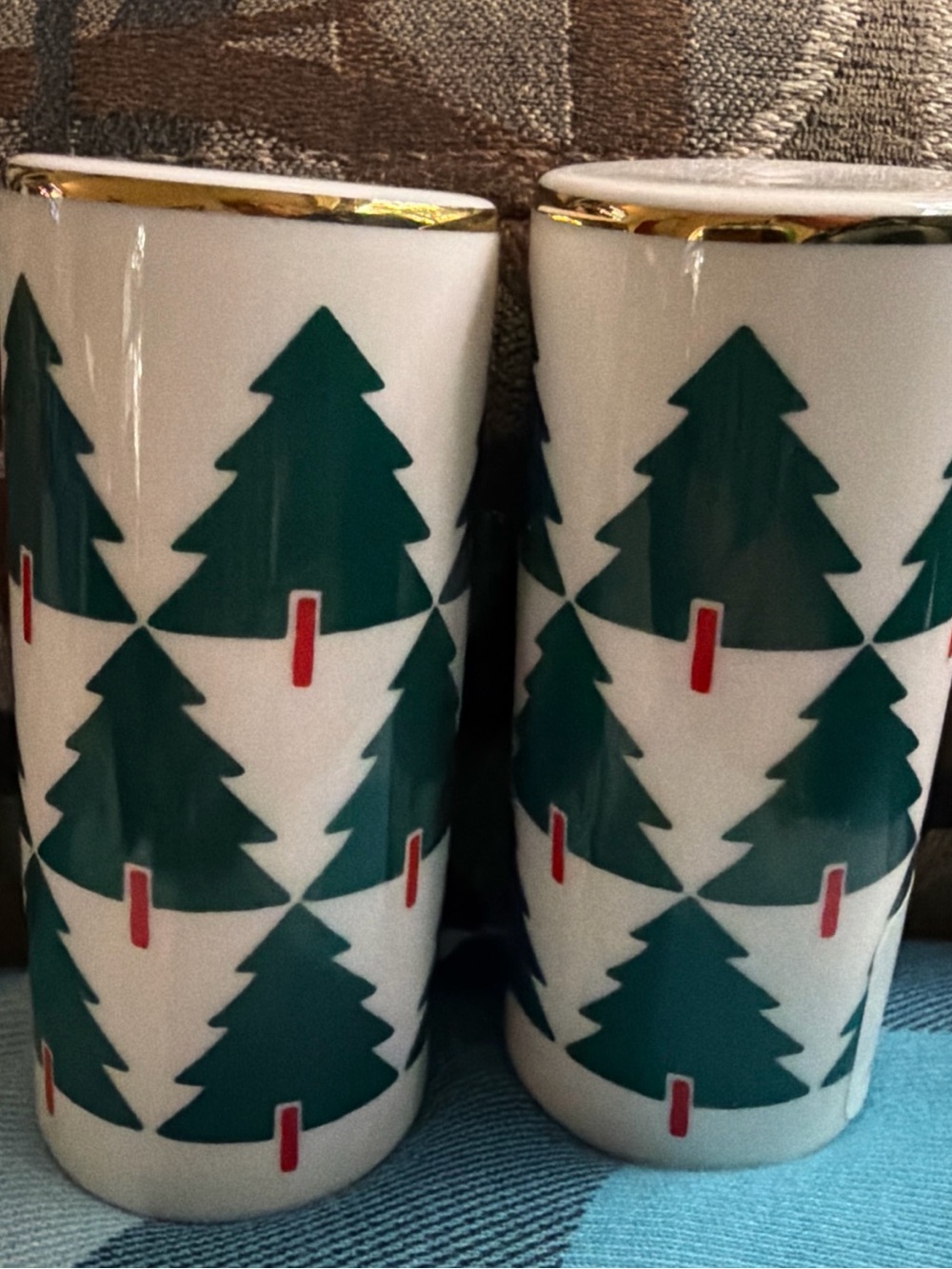 Kate Spade Lenox Pine Place Christmas Salt & Pepper Set NIB